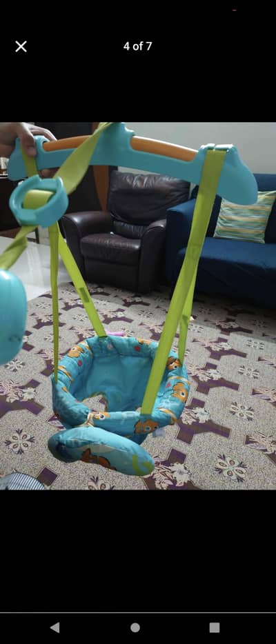 baby jumper and musical table