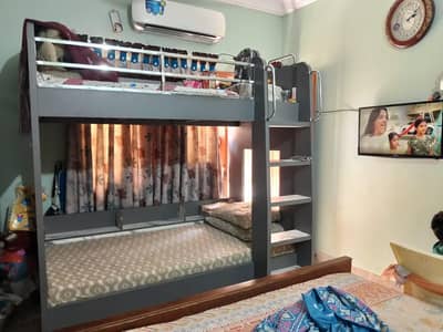 bunker bed in solid wood