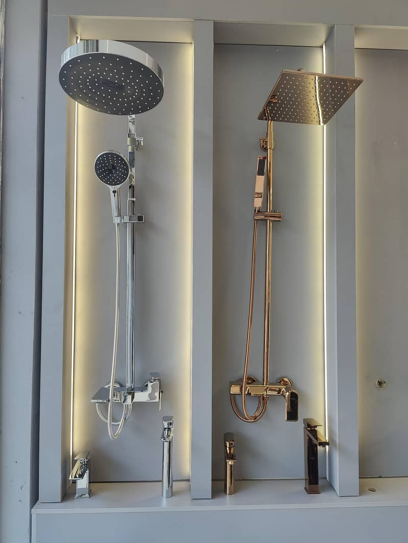  imported shOwer Sets. . 1