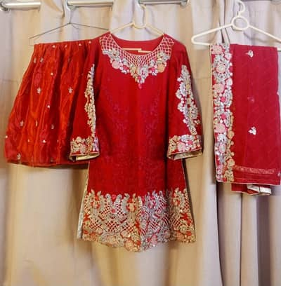 garara & short shirt party wear