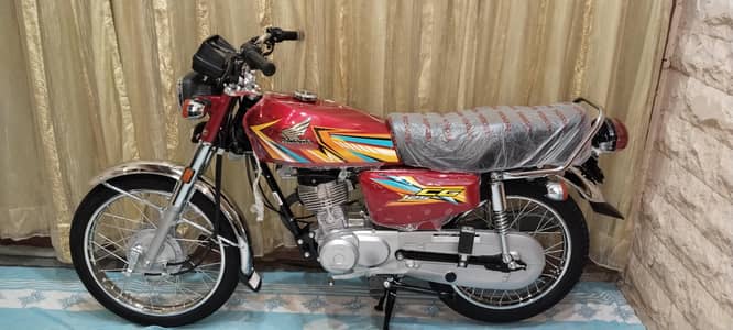 Honda CG 125 2026 brand new bike kilometer 50 only