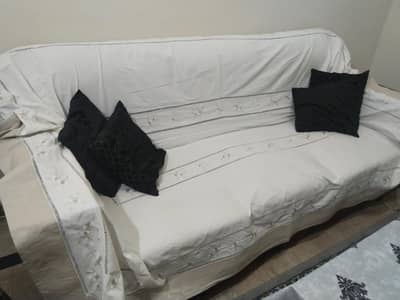 3 seater Sofa with table & one single seat