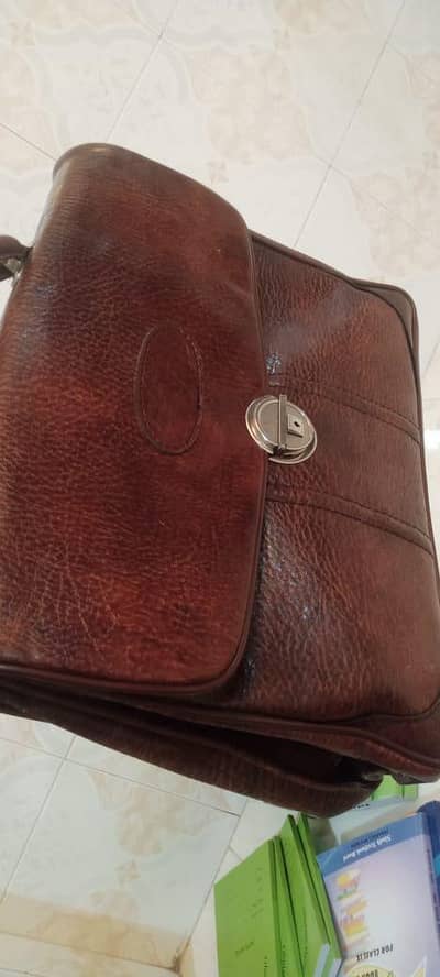 leather bag \ documents bag