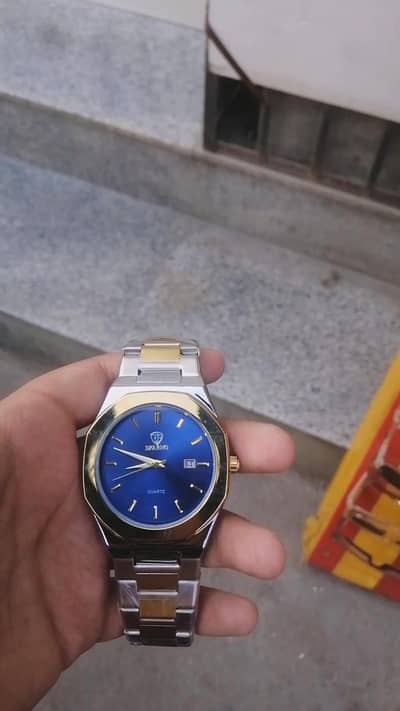 Stylish DF Fabio Blue Dial Quartz Watch For men