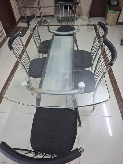 6 chair long dinning table