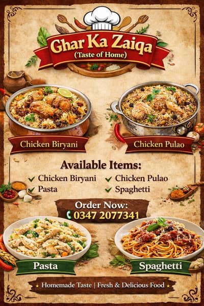 ghr ka  Khana mazedar Khana