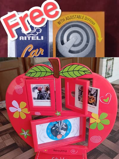 Free Car Air freshener & Buy Table Clock for Kids Room