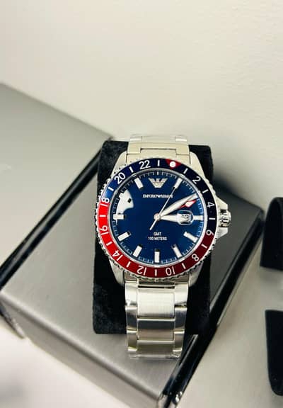 Emporio Armani  GMT DUAL TIME  Original Watch