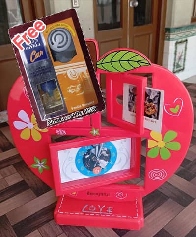 Free Car Air freshener & Buy Table Clock for Kids Room