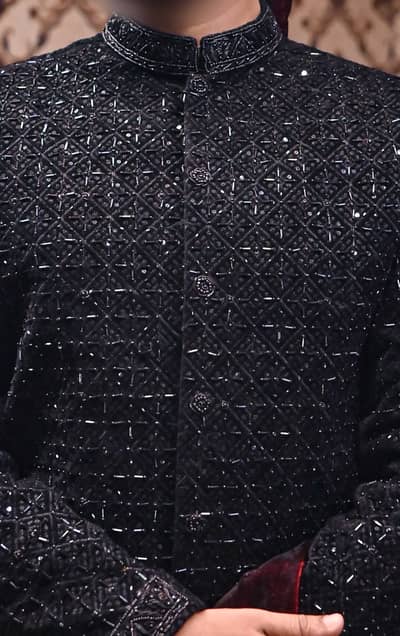 Black Sherwani