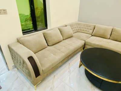 Elegant 7-Seater L Shape Sofa