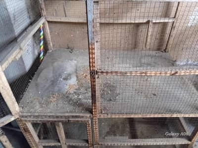 double portions hen cage