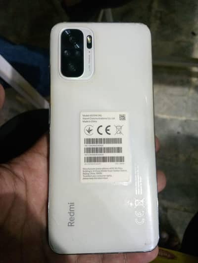 redmi note 10,white colour 4/128 GB with all acessories