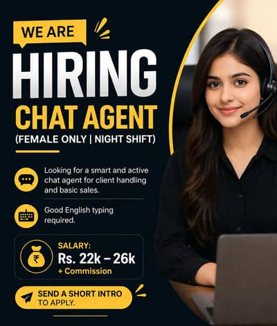 Hiring Chat Agent (Female Only | Night Shift)