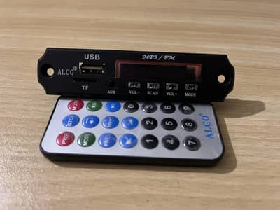 Mp3 kit/audio kit with remote for Speakers and sound systems in car.