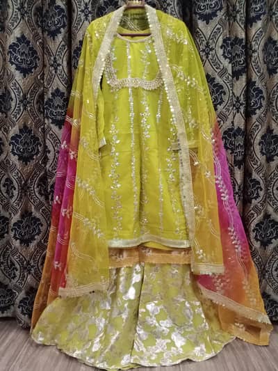 Designer Mehandi dress