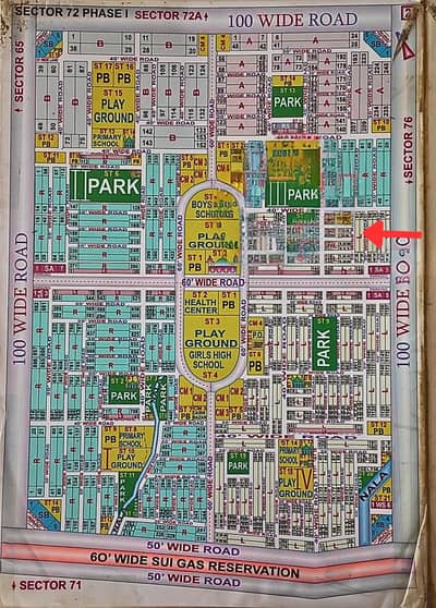 Taiser town phase 1, sector 72 (hot) , 80gz