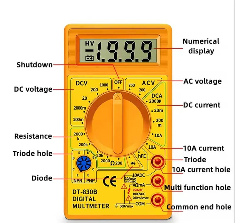 Digital AC/DC voltmeter 0