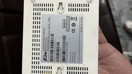 Tenda N300 router with ecolife ONU