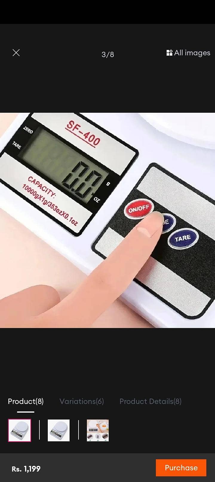 mini Weight scale 2