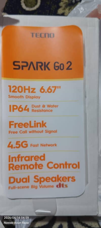 Tecno Spark go 2