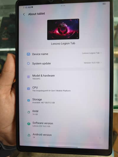 Lenove legion tab Gameing advice