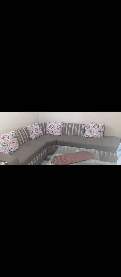 L shape sofa set