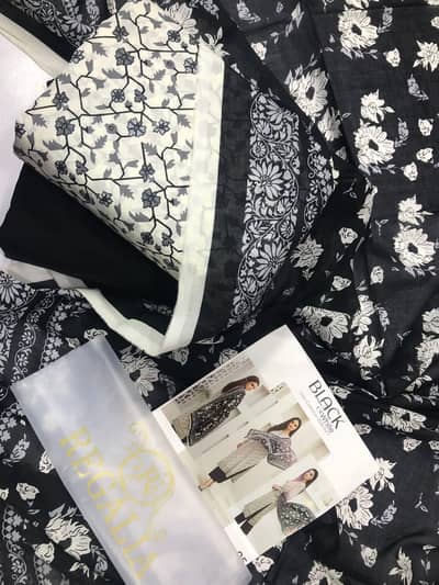 black suit lawn fabric