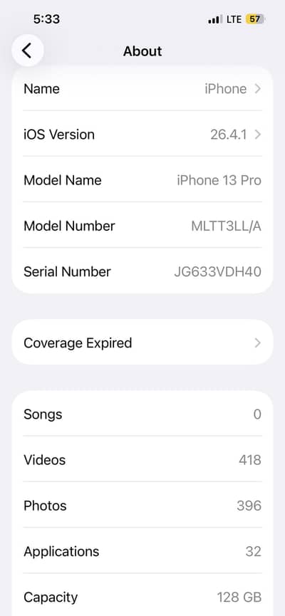 I phone 13 pro Dual sim PTA proved