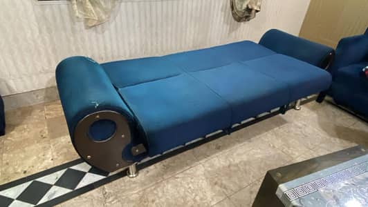 wooden sofa cum bed