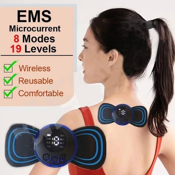 Wireless Portable Rechargeable Full Body Mini Machine for Pain Relief Neck Cervical Spine Body Pain Relief
