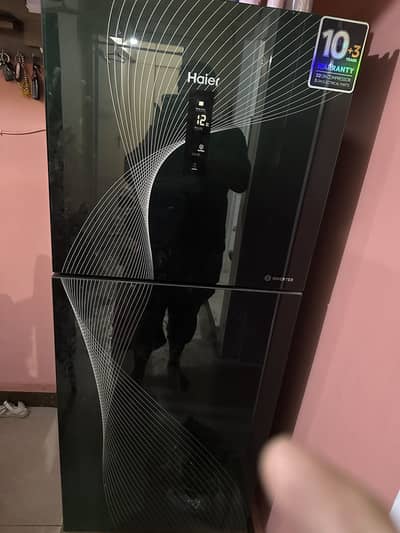 Haier Glass Door Inverter Fridge with Touch Display