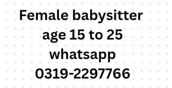 fresh female babysitter Whatsapp O3I9--229-77-66