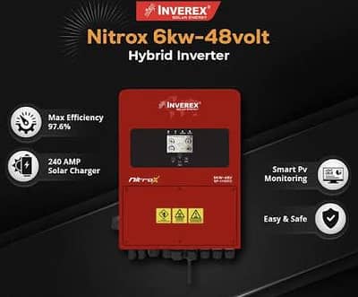 Nitrox 6kw Hybrid Inverter Used Like New