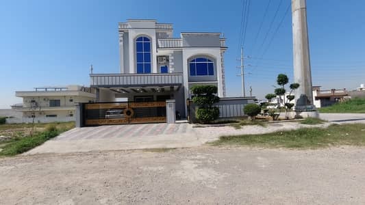 1 Kanal Brand New Corner Double Unit House Available. For Sale in Gulshan e Sehat E-18 Islamabad.