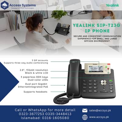 Cisco| Grandstream | Polycom| Yealink T54W | IP Phones | 0335-3448413