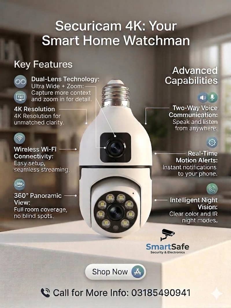 wireless Holder CCTV camera 2