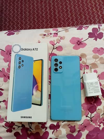 samsung A72 dual official pta with box