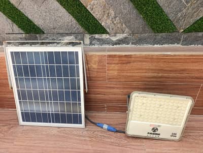 Solar Panel with Light