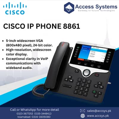 Cisco IP Phones 7911| 7942| 7945| 8841| 7821|7945|6945| 8851|8841|8945