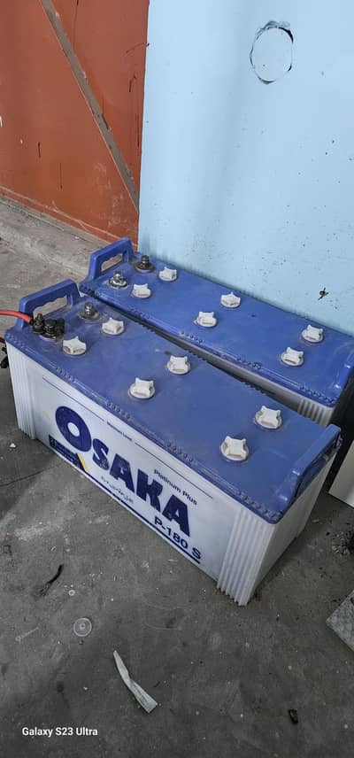Slightly Used 180AH Osaka Batteries still in charging condition