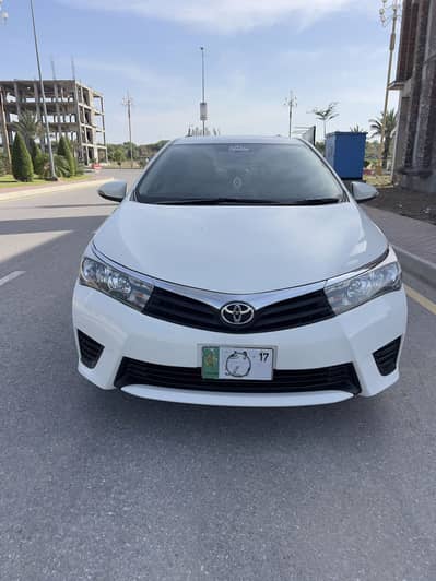 Toyota Gli Automatic 2017 model Rawalpindi registered genuine car