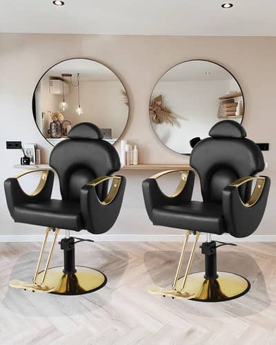 Premium Luxury Salon Chairs | Barber Chairs | Parlor Furniture Setup