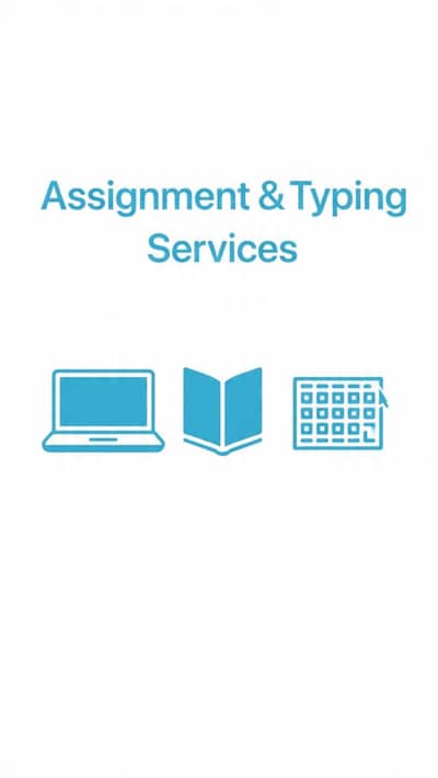 Urgent Assignment & Typing Work – Fast Delivery