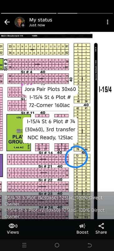 I15 List Of Plots Direct Owner Plot For Sale