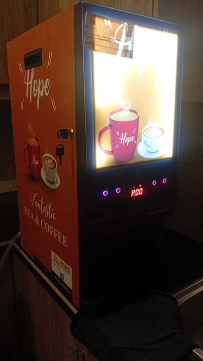 Tea & coffee machine 4 jar options New just use 1 week