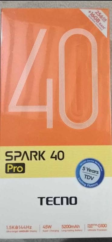 Tecno Spark 40 Pro 8/256GB