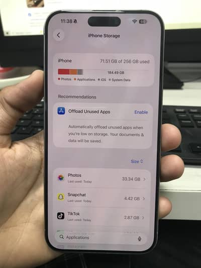 iPhone 15 pro max 256 gb jv