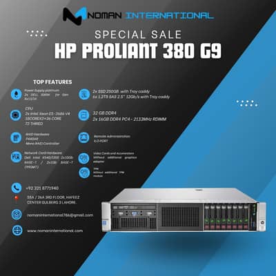 HP PROLIANT DL 380 GEN 9 | Server | Dual Intel Xeon E5-2650 V4 24C/4