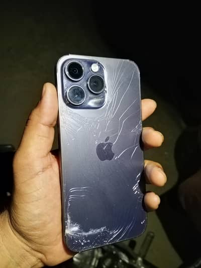 iphone 14 pro max  128gb back and touch glass miner break hy